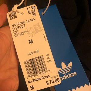 Adidas off shoulder bodycon dress